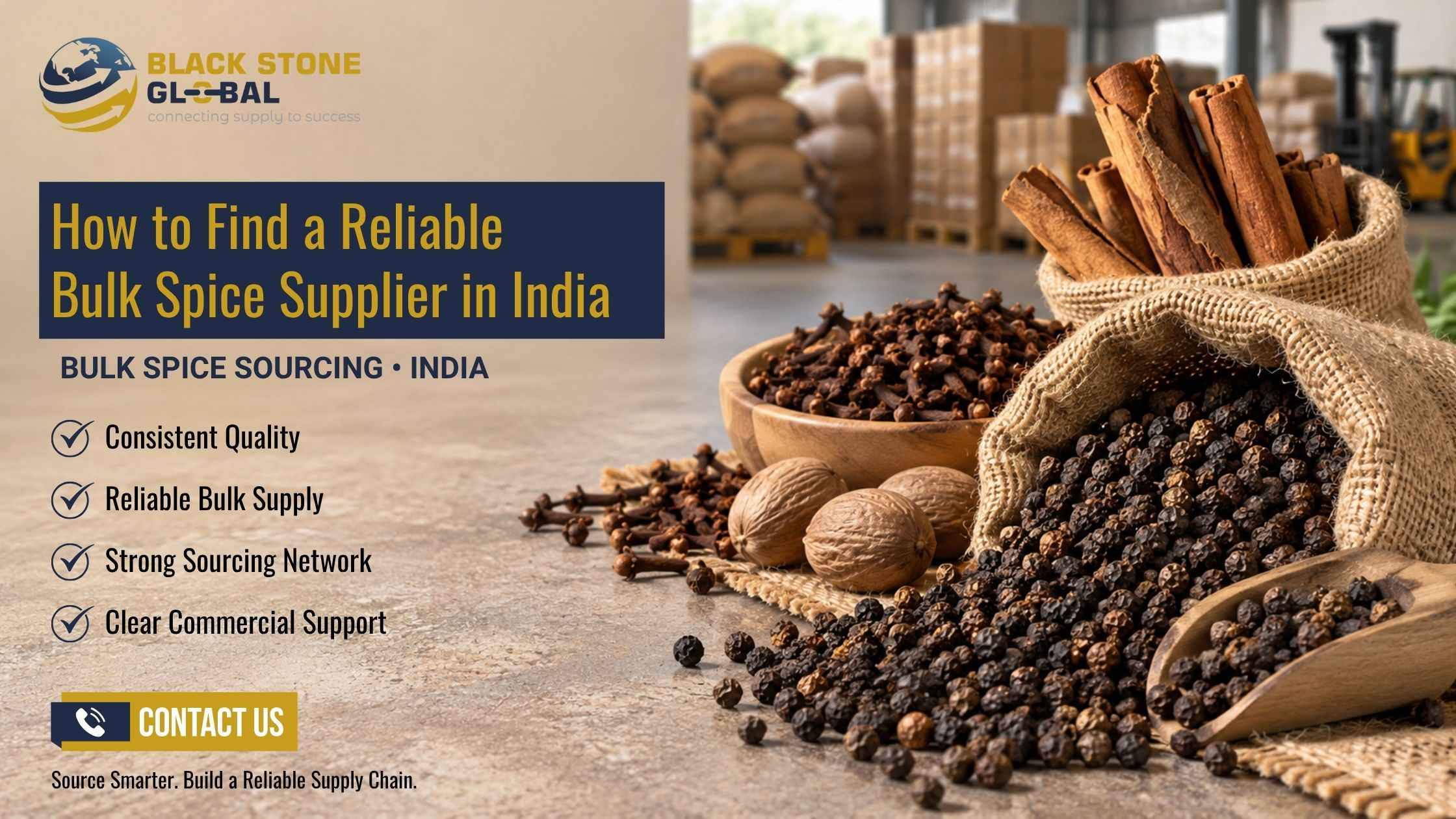 How to Find a Reliable Bulk Spice Supplier in India – Blackstone Global (BS Global)